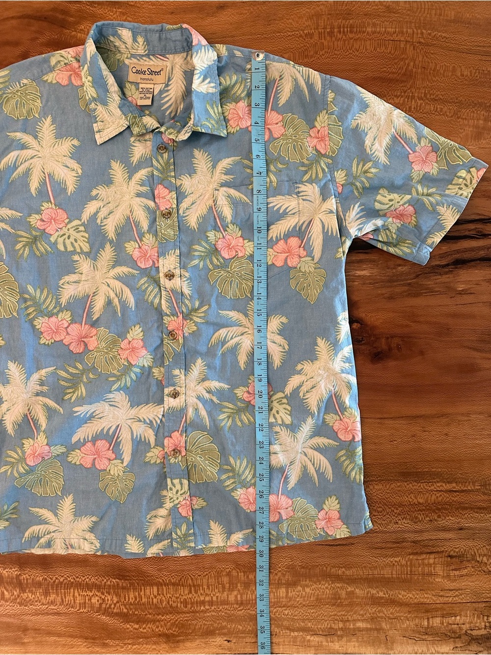Cooke Street Honolulu Short Sleeve Hawaiian Shirt Reverse Print | Size: XL - Picture 7 of 9